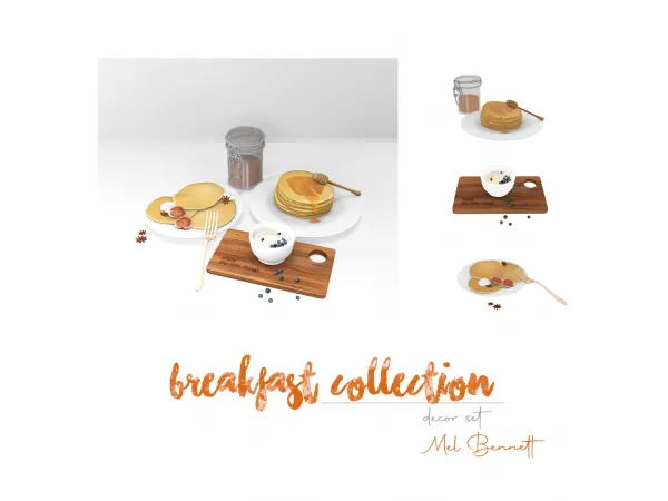 Mix Breakfast Collection - The Sims 4 Custom Content