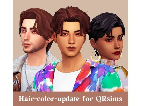 Maxis Match Hair color update for QRsims by simsfinds - The Sims 4 Custom Content
