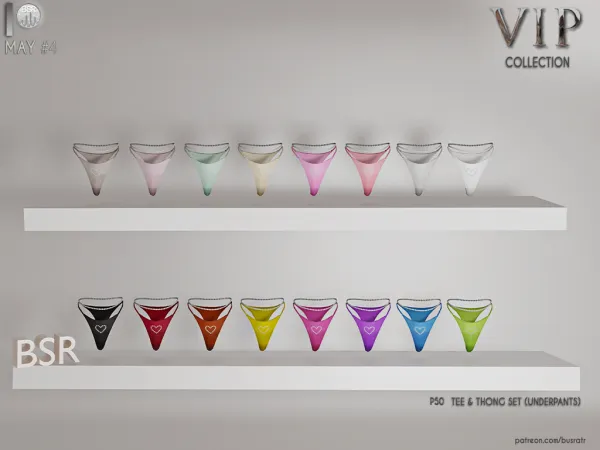 Alpha VIP (Early Access) TEE THING SET (UNDERPANTS) P50 (MAY 4) tr by busratr - The Sims 4 Custom Content