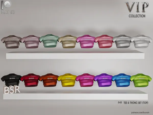 Alpha VIP (Early Access) TEE THING SET (TOP) P49 (MAY 3) tr by busratr - The Sims 4 Custom Content