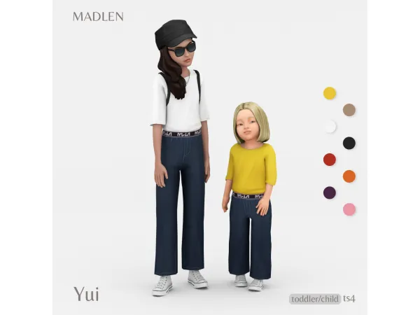 Maxis Match Yui Outfit by madlensims - The Sims 4 Custom Content