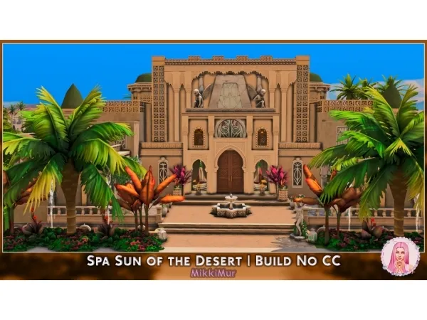 Maxis Match Spa Sun of the Desert Sims 4 No by simsfinds - The Sims 4 Custom Content