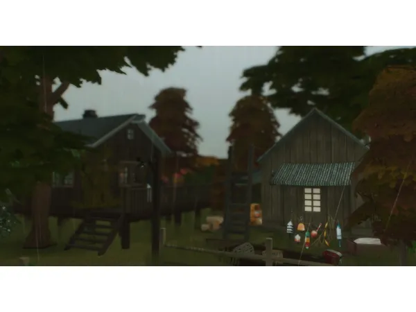 Maxis Match Fisherman's hut by simsfinds - The Sims 4 Custom Content