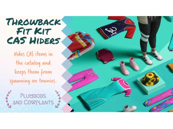 Maxis Match Throwback Fit Kit Hiders by simsfinds - The Sims 4 Custom Content