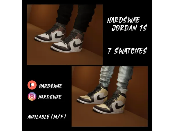 Alpha JORDAN MEETS COMME DES GARCONS by simsfinds - The Sims 4 Custom Content