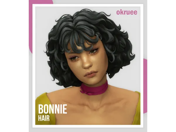 Maxis Match bonnie hair by okruee - The Sims 4 Custom Content