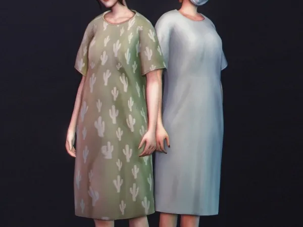 Maxis Match Clarissa Medical Gown by adrienpastel - The Sims 4 Custom Content