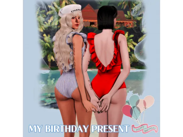Alpha MY BIRTHDAY PRESENT - The Sims 4 Custom Content