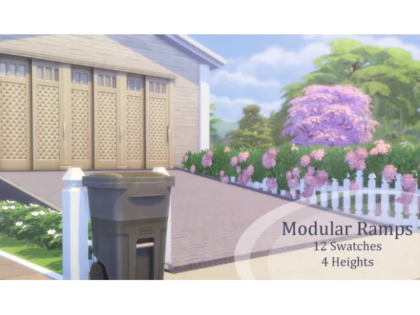 Maxis Match Modular Ramps by satsujin - The Sims 4 Custom Content