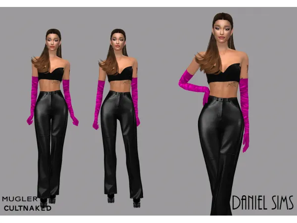 Alpha Ariana Grande in Mugler and CULTNAKED by simsfinds - The Sims 4 Custom Content