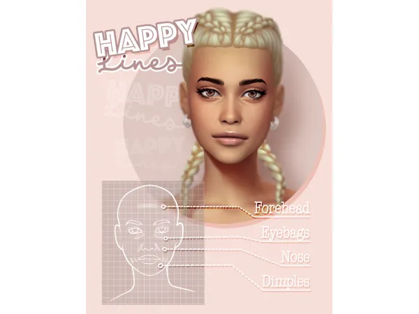 Maxis Match Happy Lines by emmibouquet - The Sims 4 Custom Content