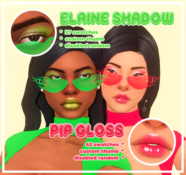 Maxis Match The Pip Elaine Set by simsfinds - The Sims 4 Custom Content