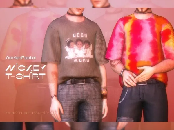 Maxis Match Mickey T Shirt by adrienpastel - The Sims 4 Custom Content