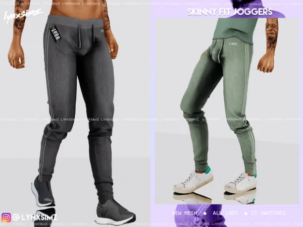 Alpha LYNXsimz M Joggers by lynxsimz - The Sims 4 Custom Content