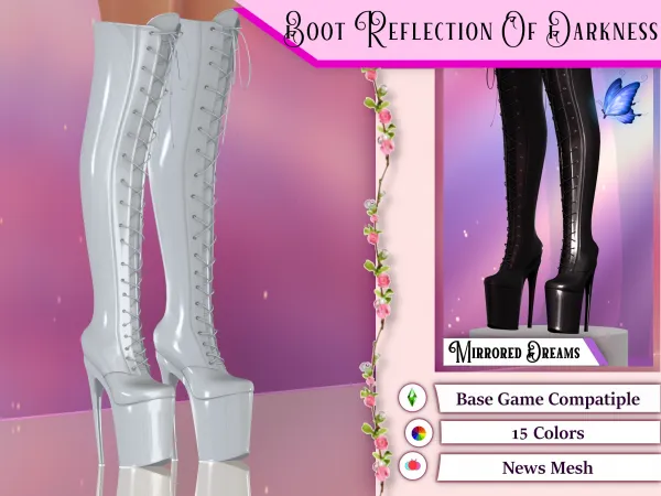Mix BOOT REFLECTION OF DARKESS (NOW FREE) - The Sims 4 Custom Content