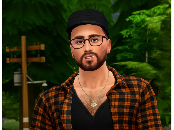 Maxis Match Military Style Cap by simsfinds - The Sims 4 Custom Content