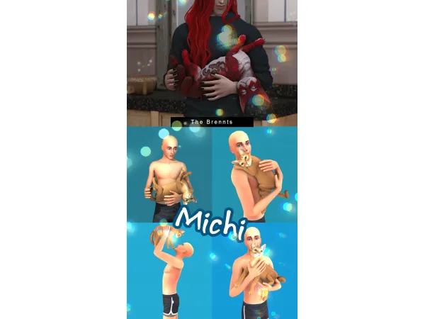 Mix [TheBrennts] Michi by simsfinds - The Sims 4 Custom Content