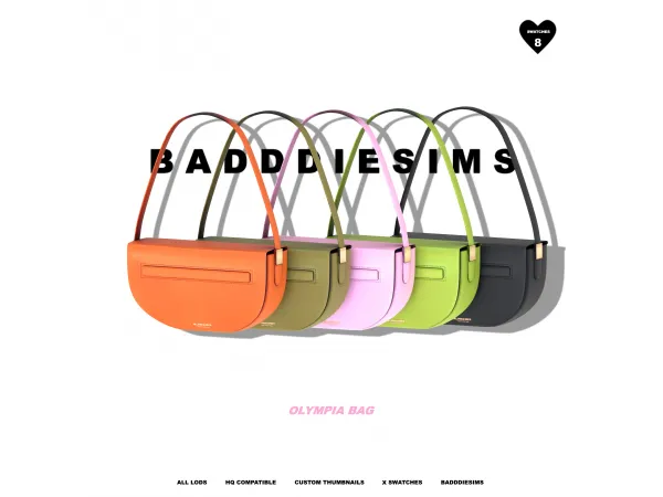 Alpha OLYMPIA BAG by simsfinds - The Sims 4 Custom Content