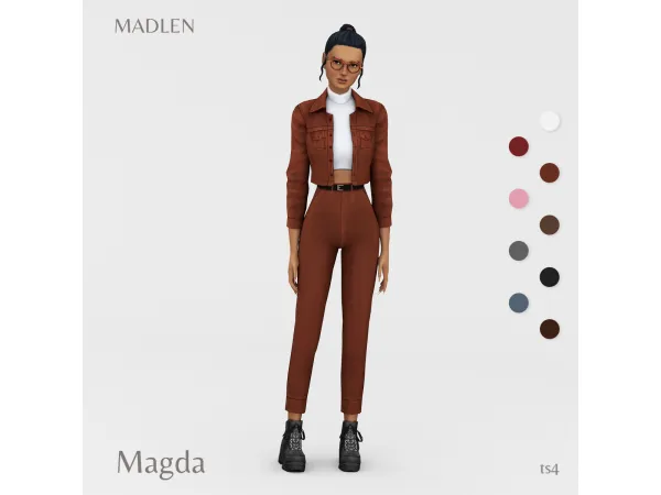 Maxis Match Magda Outfit by madlensims - The Sims 4 Custom Content