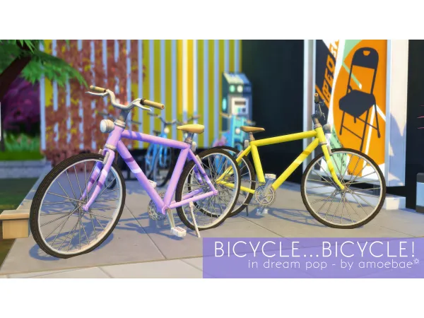 Maxis Match BICYCLEBICYCLE by amoebae - The Sims 4 Custom Content