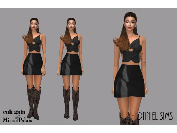 Alpha Ariana Grande in Cult Gaia and Mirror Palais by simsfinds - The Sims 4 Custom Content