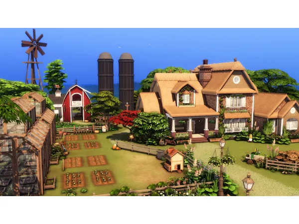 Maxis Match NO Big Farm by simsfinds - The Sims 4 Custom Content
