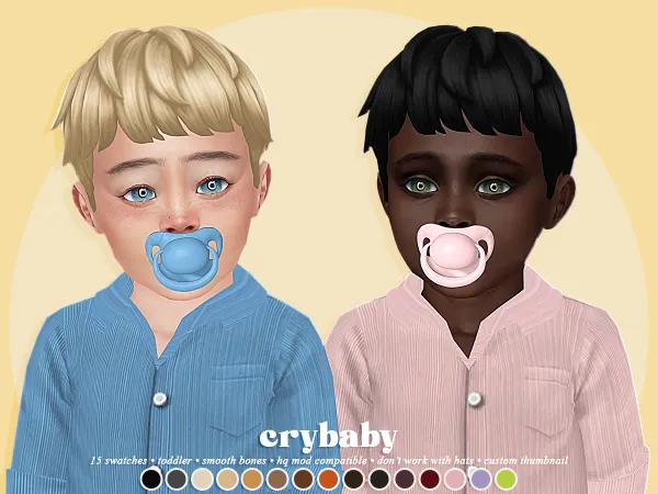 Maxis Match crybaby snow escape hair (maushassims) toddler m by crybaby - The Sims 4 Custom Content