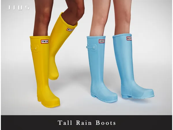 Mix Rain Boots Collection Part I sims by simsfinds - The Sims 4 Custom Content
