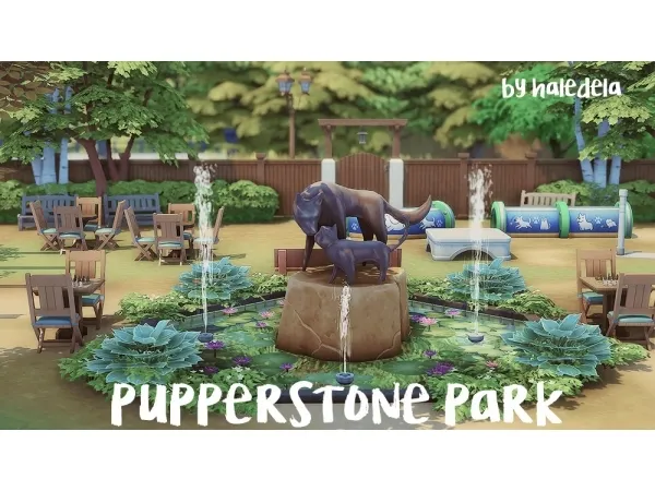 Maxis Match haledela Pupperstone Park by simsfinds - The Sims 4 Custom Content