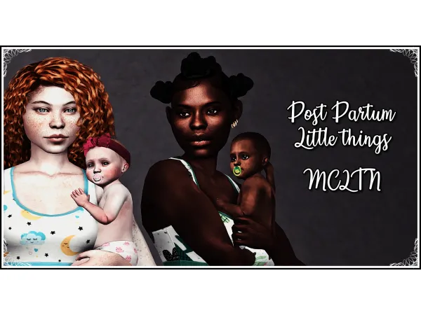 Mix Post Partum Little Thing by simsfinds - The Sims 4 Custom Content