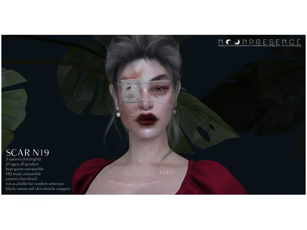 Mix SCAR N19 by simsfinds - The Sims 4 Custom Content
