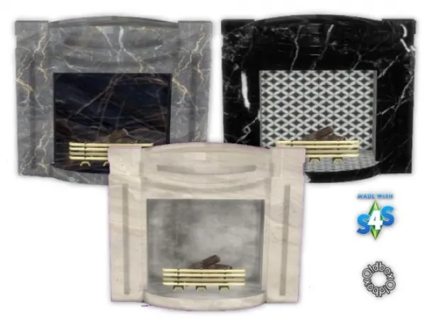 Maxis Match Fireplace - The Sims 4 Custom Content