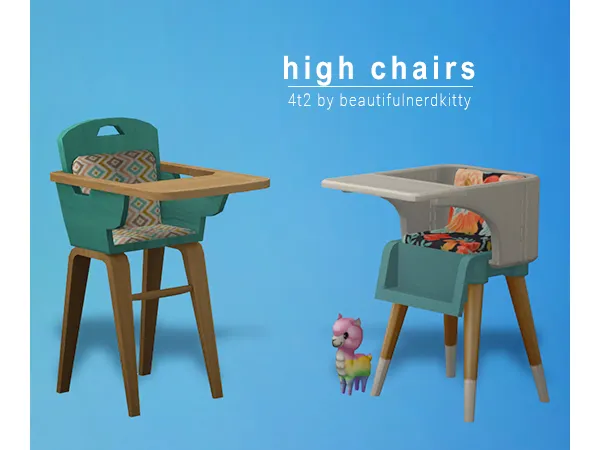 4t2 High chair recolors chan by simsfinds - The Sims 2 Custom Content