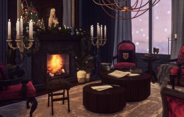 Alpha ESTRELLA MANSION by simsfinds - The Sims 4 Custom Content