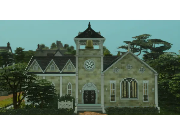 Maxis Match Henford on Bagley Church by Alerion - The Sims 4 Custom Content