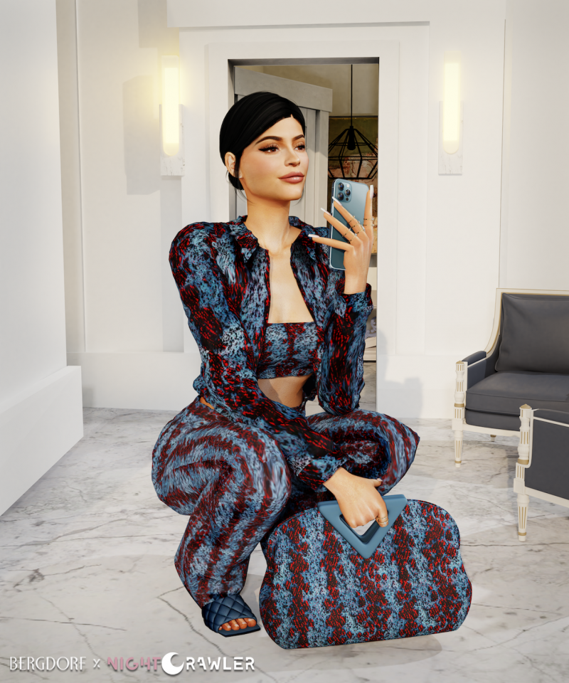 bottega veneta bubble jacket - The Sims 4 Download 