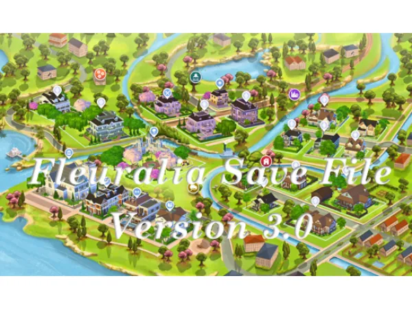 Maxis Match Version 30 Fleuralia Save File This is a BIG update by simsfinds - The Sims 4 Custom Content