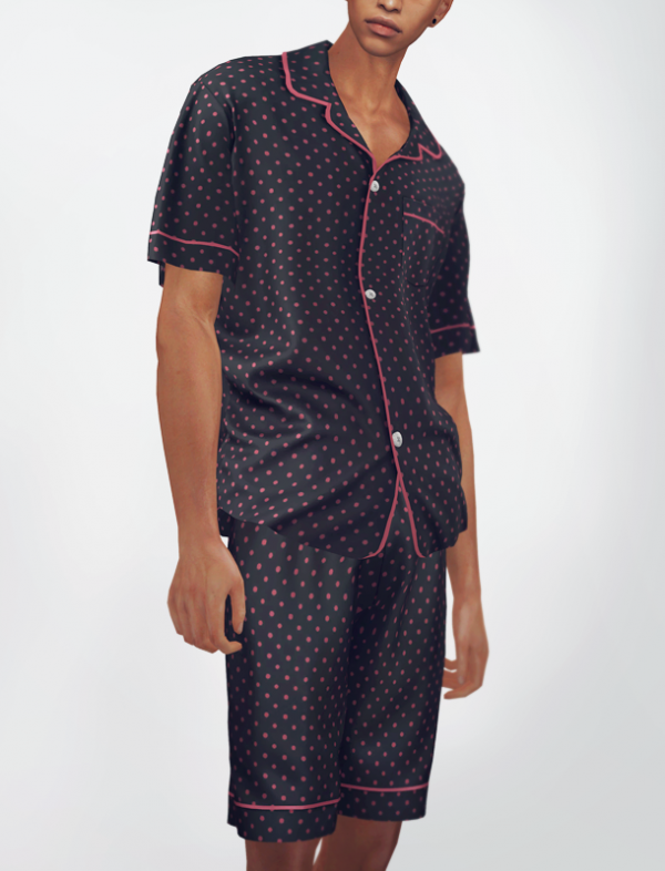 Alpha KK Pajama set by simsfinds - The Sims 4 Custom Content