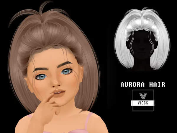 Alpha VICCS_AURORA TODDLER - The Sims 4 Custom Content