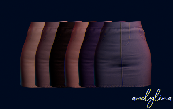 Maxis Match Daphne skirt by amelylina - The Sims 4 Custom Content