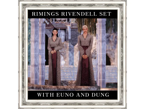 Alpha RIVENDELL COLLABORATION _The Lord Of The Rings by simsfinds - The Sims 4 Custom Content