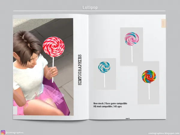 Mix Lollipop by simtographies - The Sims 4 Custom Content