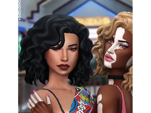 Maxis Match BONNIE HAIR by simsfinds - The Sims 4 Custom Content