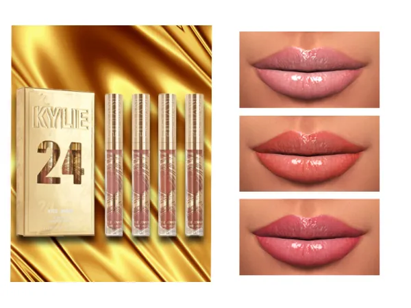 Alpha kylie cosmetics gloss by fifthscreations - The Sims 4 Custom Content