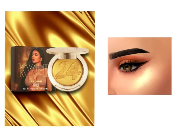 Alpha KYLIE COSMETICS HIGHLIGTHER GOOD AS GOLD by fifthscreations - The Sims 4 Custom Content