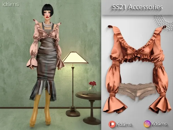 Alpha SS21 Accessories by polygoncouture - The Sims 4 custom content