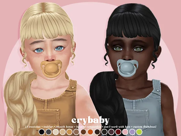 Maxis Match crybaby gwen hair (imvikai) by crybaby - The Sims 4 Custom Content