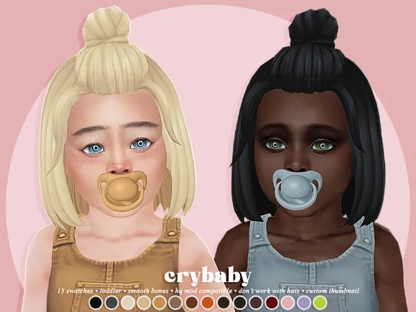 Maxis Match crybaby solei hair (imvikai) by crybaby - The Sims 4 Custom Content
