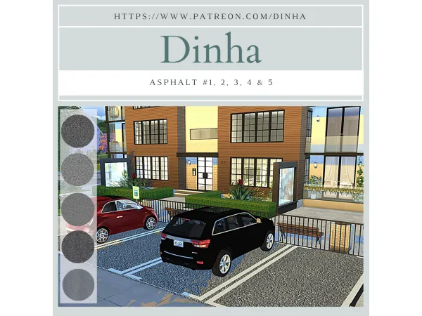 Maxis Match ASPHALT 1 by dinhagamer - The Sims 4 Custom Content