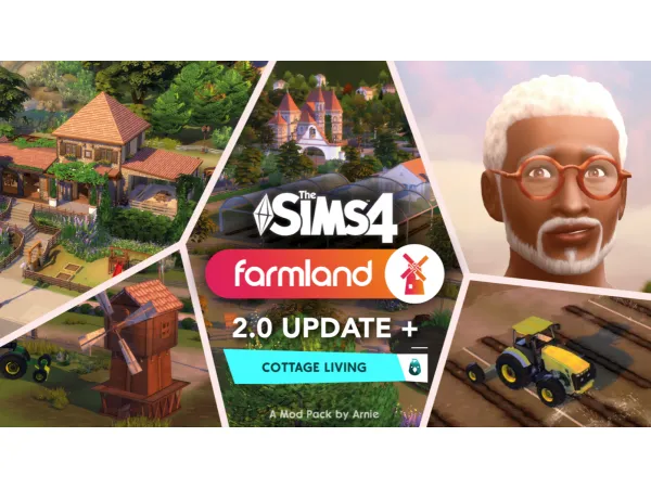 Maxis Match UPDATE DOWNLOAD FARMLAND (Version 22 HOTFIX) by simsfinds - The Sims 4 Custom Content